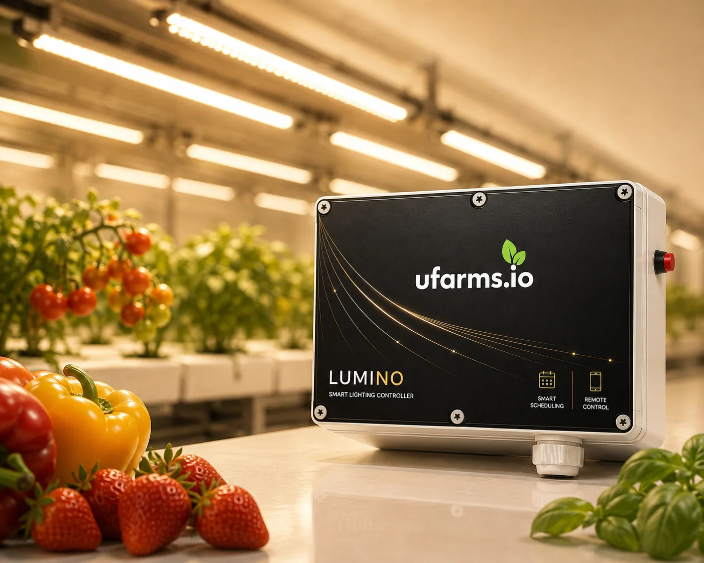 Lumino smart lighting controller for grow environments