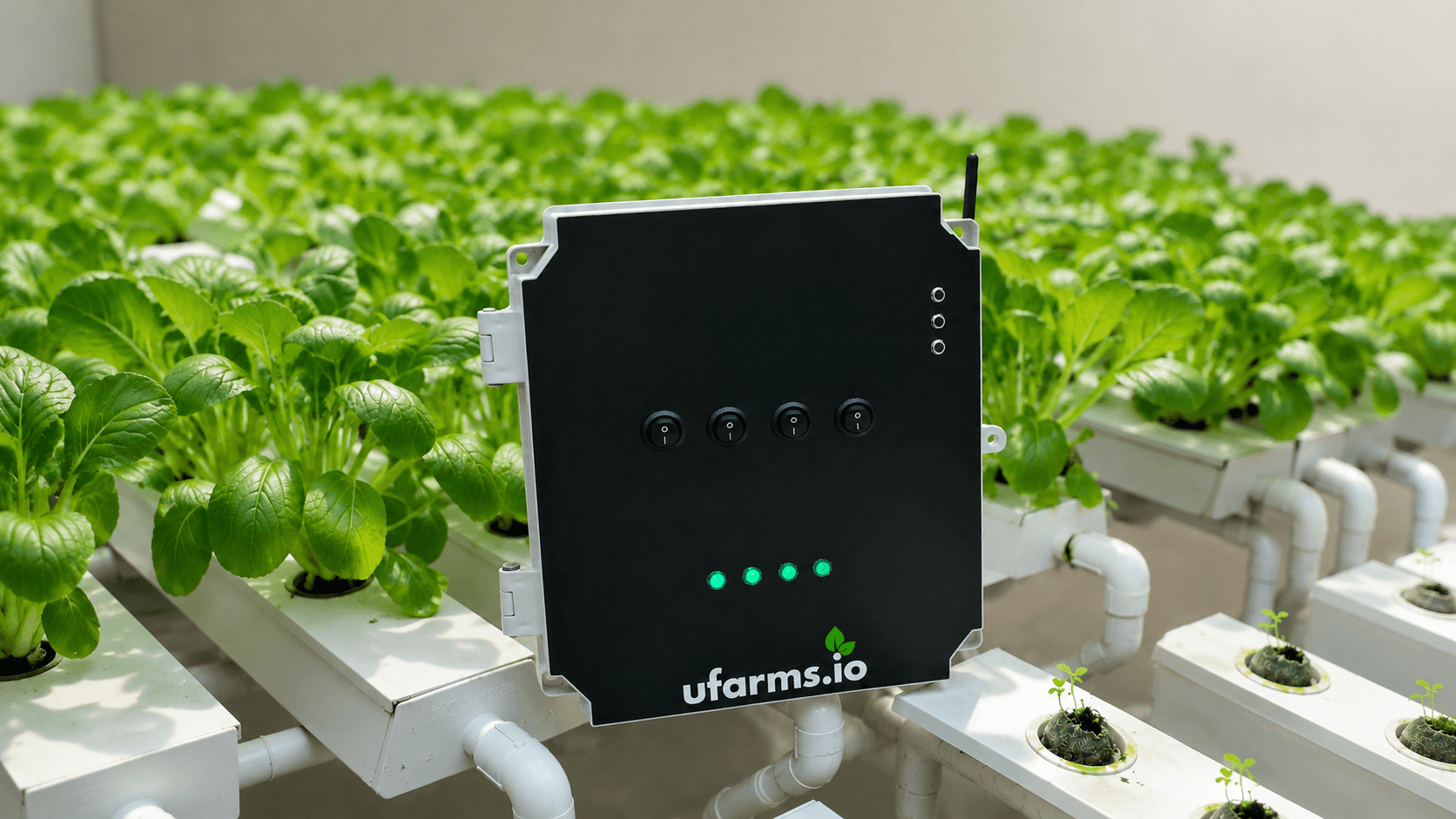 Ufarms controller installed on a farm