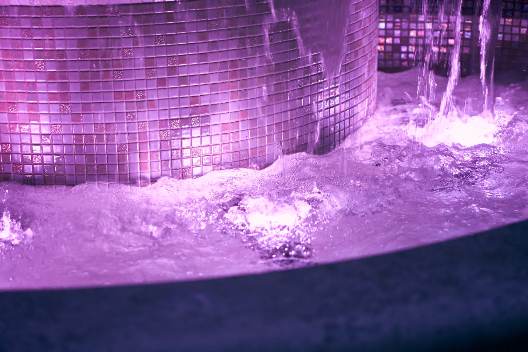 Water Feature Lighting by Ufarms Landscape Studio